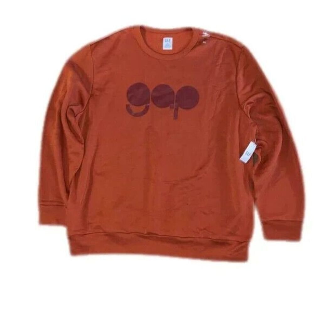Gap sweatshirt womens Casual Long Sleeve Crew Neck Pullover Sweatshirt Size 2XL